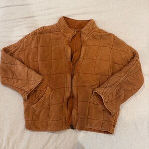 Free People Dolman Quilted Knit Jacket